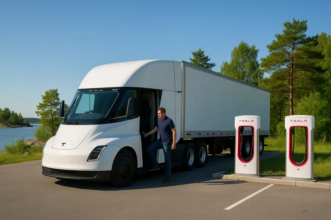 Tesla Semi: Den Elektriska Lastbilens Framtid för Tungtransport 20252025-09-27T18:31:50.376Z